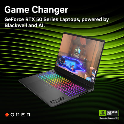 OMEN MAX Gaming Laptop 16-ah0057nr 16", Windows 11 Home,  Intel® Core™ Ultra 7, 16GB RAM, 1TB SSD, NVIDIA® GeForce RTX™ 5070, 2K, Shadow black