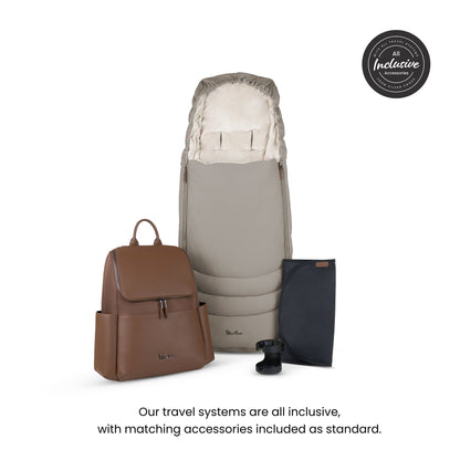 Silver Cross Cove Ultimate 360 Family Bundle - Champagne/Natural Taupe